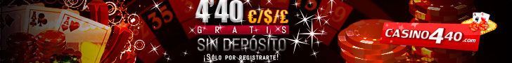 4,40€ gratis en Casino-440